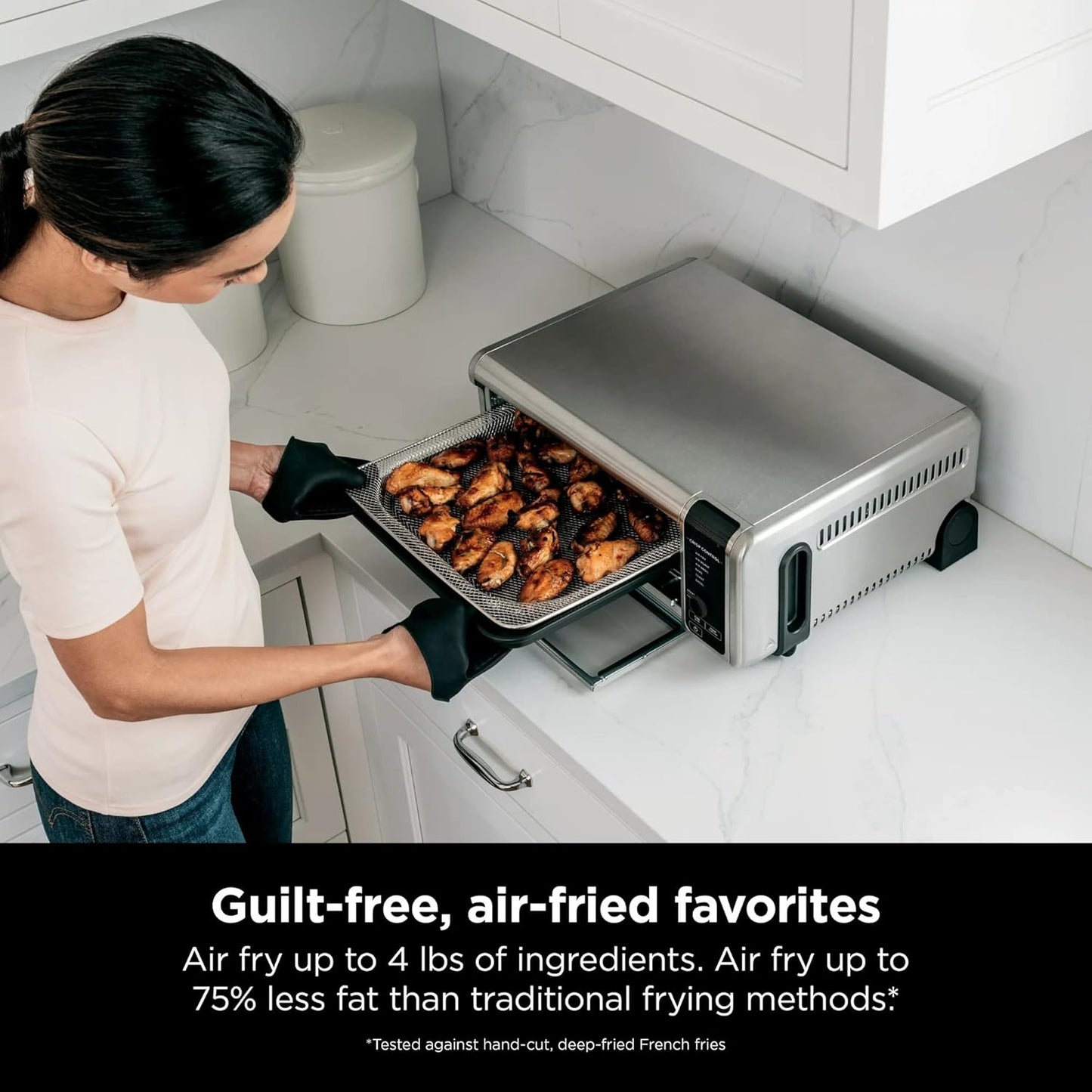 Ninja SP080 Foodi Digital Air Fry Countertop Oven with 6-in-1 Functionality