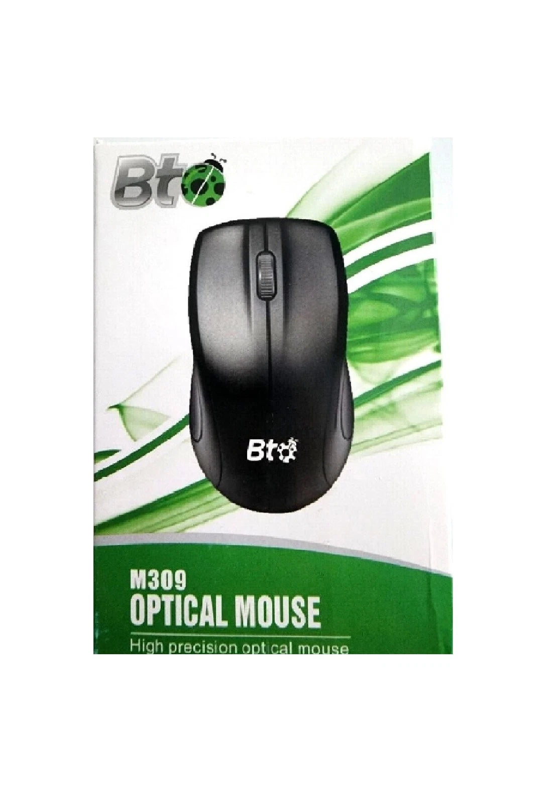High Precision Optical Mouse BTO M309 Wired USB 3 Button Ergonomic 1000dpi