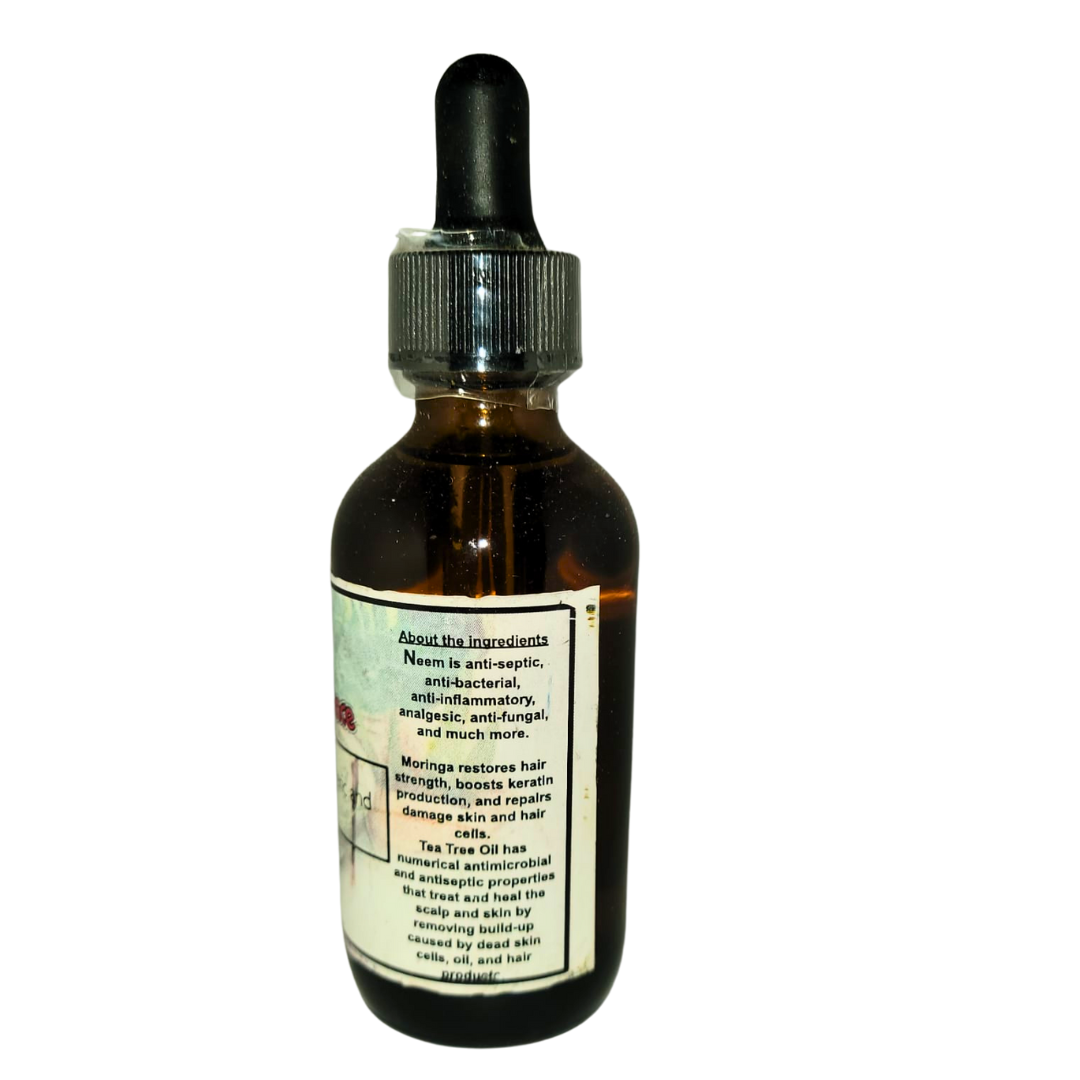 Native Radiance - Neem Moringa Turmeric Oil (2 fl oz) - Skin Moisturizer for Skin Care, Fights Acne, Soothes Eczema, Treats Fungus, Prevents Shaving Bumps, Nourishes Scalp