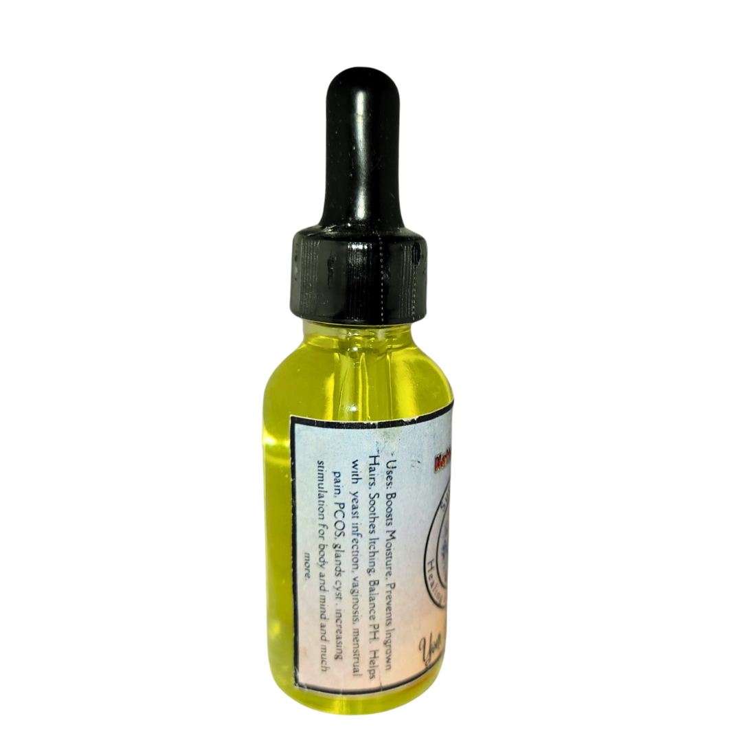 Sugar Cake Yoni Oil 2 oz- pH Balance, Inflamation, Period Cramps, Odor Control