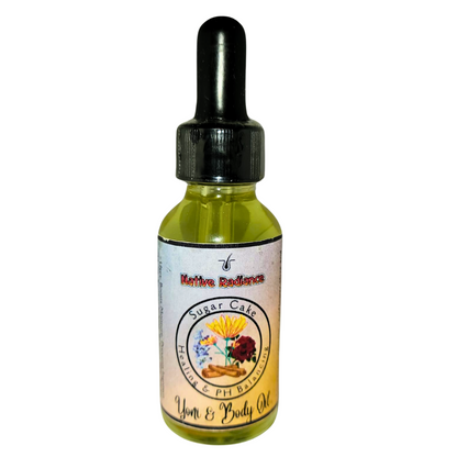 Sugar Cake Yoni Oil 2 oz- pH Balance, Inflamation, Period Cramps, Odor Control