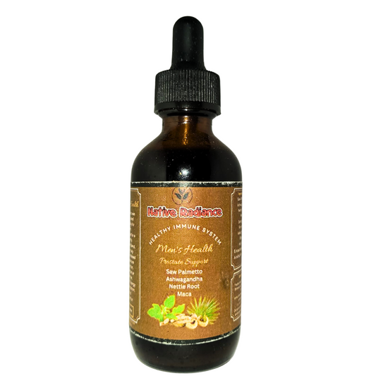 Native Radiance - Mens Health Tincture Herbal Supplement, 2.00 oz Bottle - Prostate Health, Healthy Immune System, Sexual Health Supplement