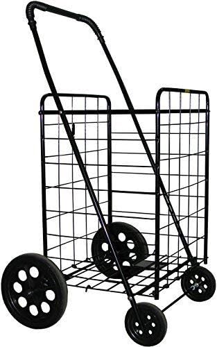 PrimeTrendz Jumbo Folding Shopping Cart