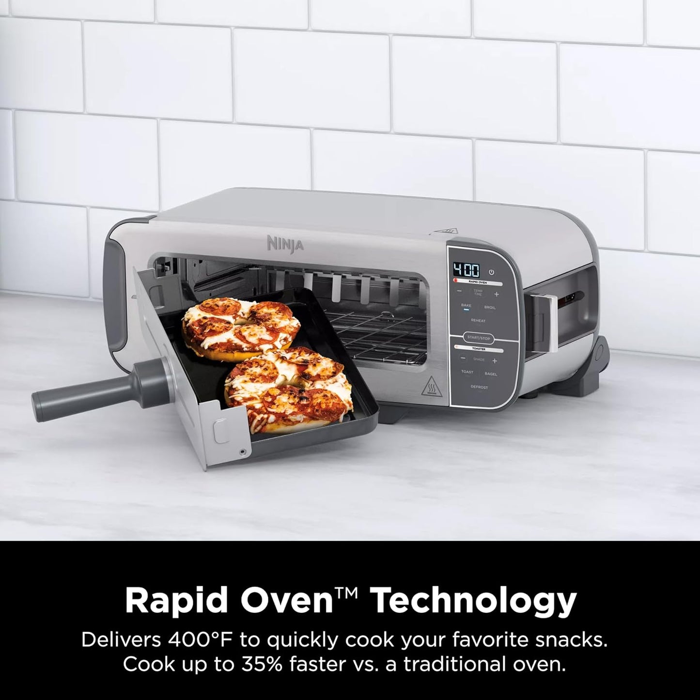 Ninja ST101 Foodi 2-in-1 Flip Toaster