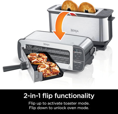 Ninja ST101 Foodi 2-in-1 Flip Toaster