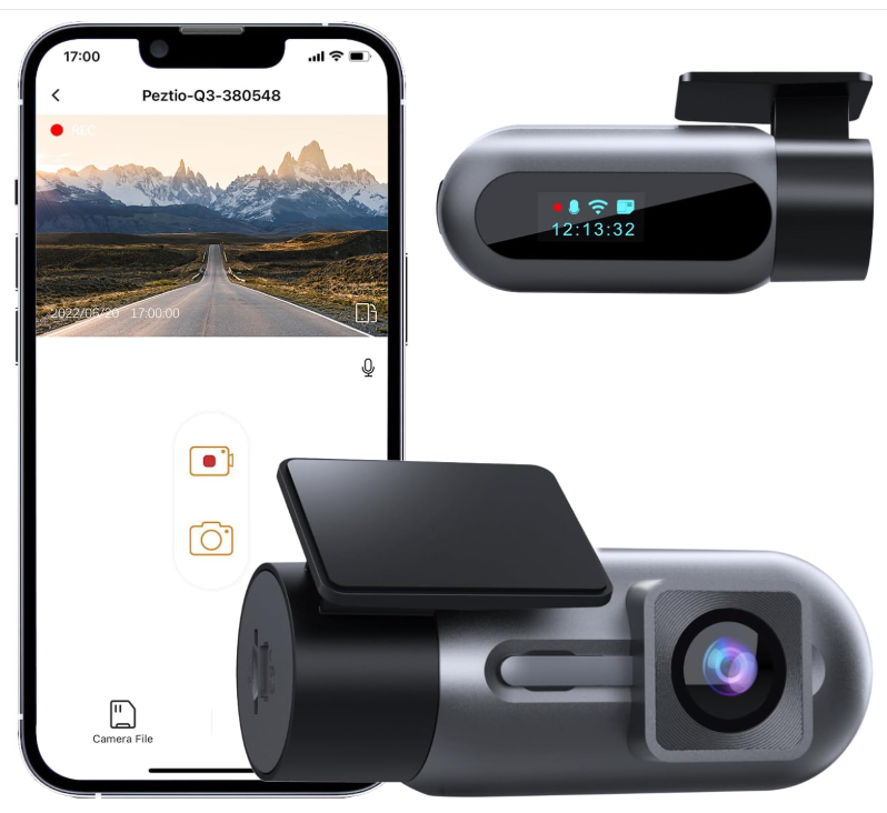 ARIFAYZ Dash Cam Wi-Fi FHD 1080P Car Camera, Front Dash Camera