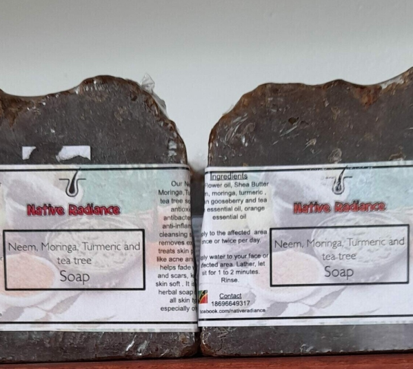 Neem Moringa and Turmeric Soap