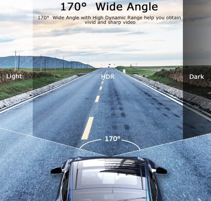 ORSKEY Dash Cam Front and Rear 1080P Full HD Dual Dash Camera